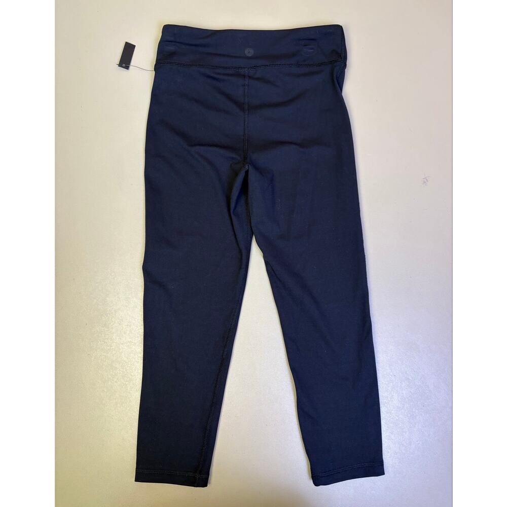 90 Degree by Reflex Girls Capri Leggings 2 Pack L 12 Black Purple NWT - Picture 8 of 8